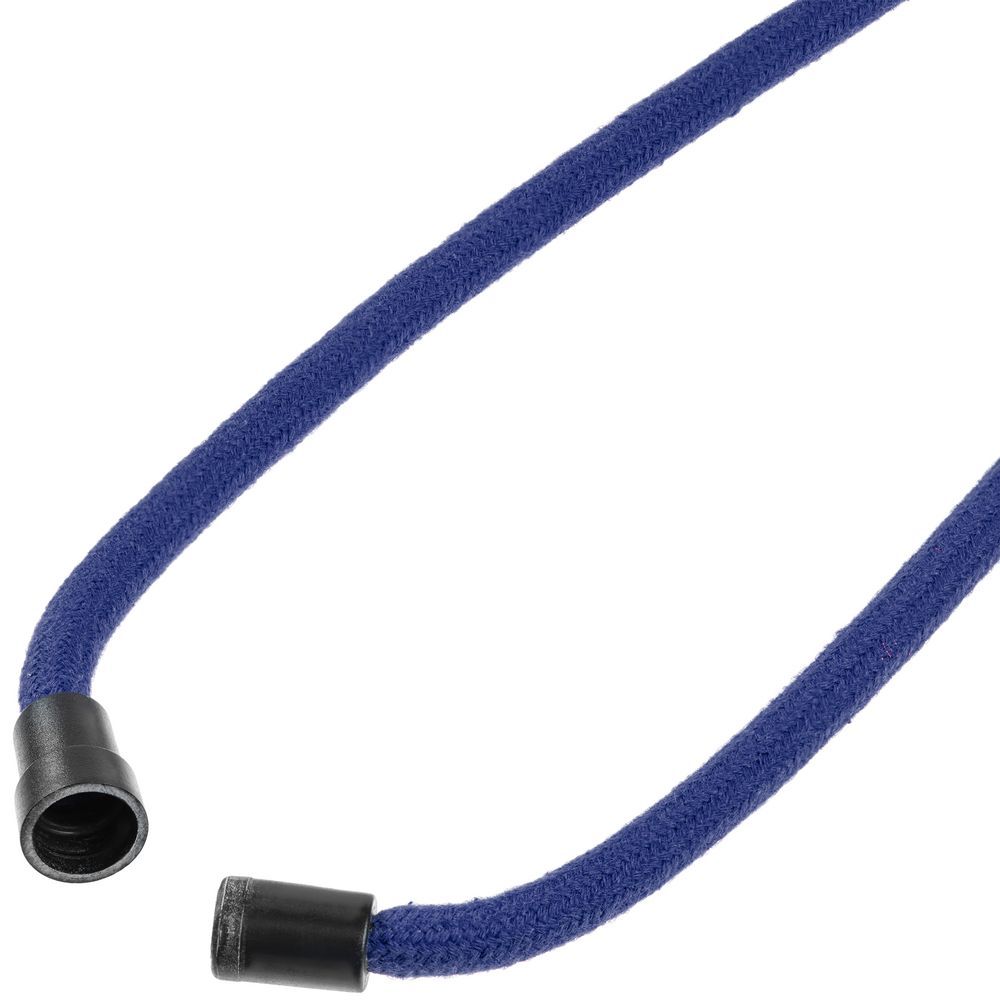 Шнурок для бейджа Tube Wood, синий