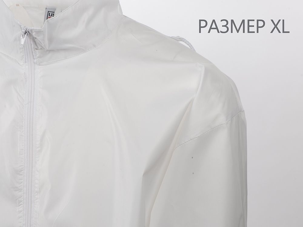 Ветровка "Miami" мужская с чехлом, белый