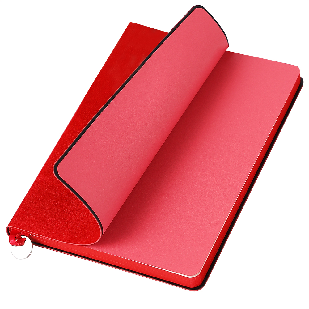 Ежедневник A5 недатированный Impero в мягком переплёте, красный
