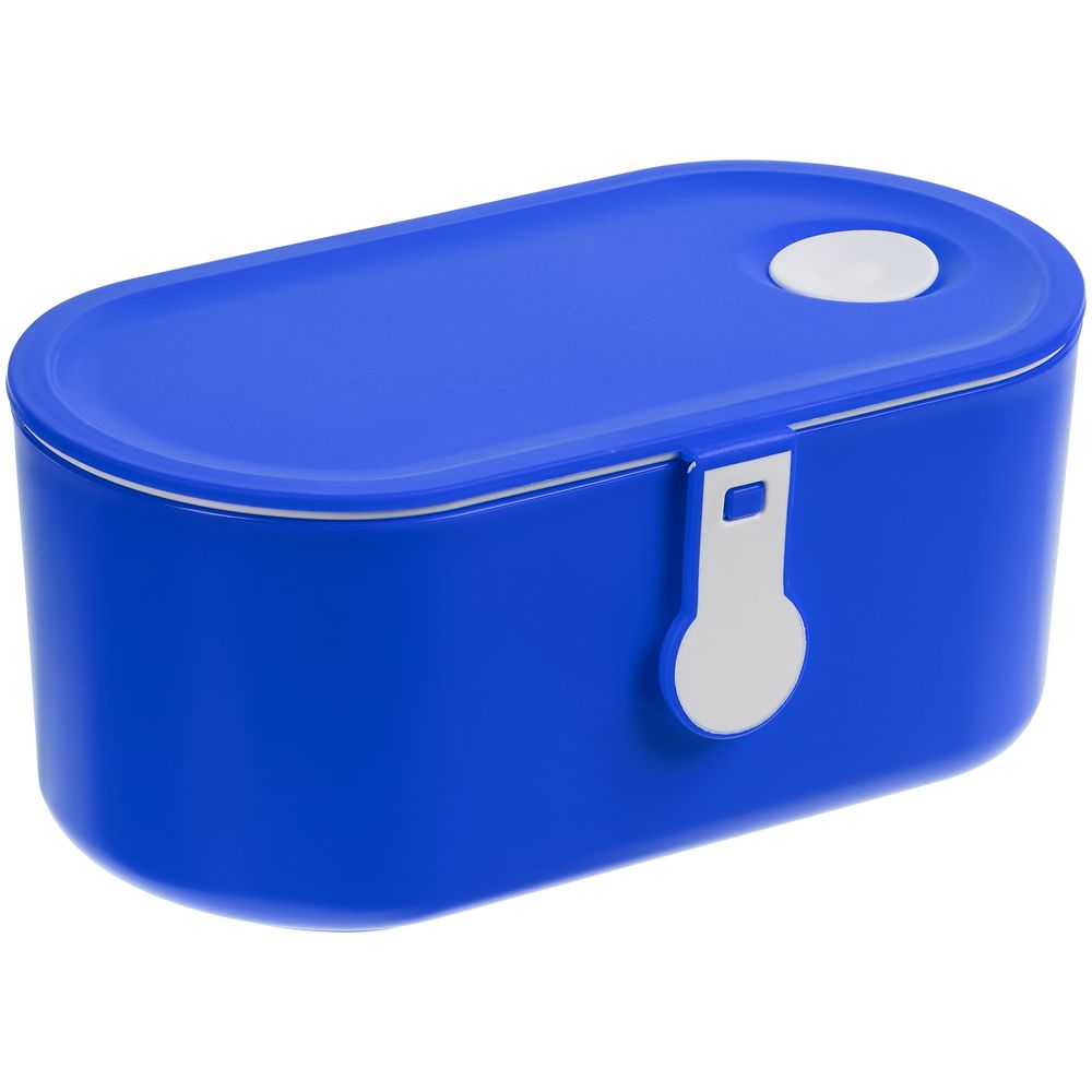 Ланчбокс Lunch Break, синий с белым Ланчбокс Lunch Break, синий с белым