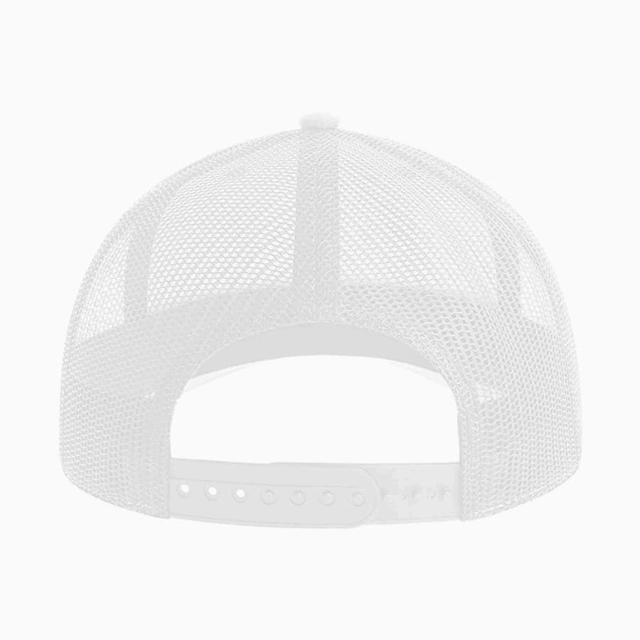 Бейсболка BRYCE, 6 клиньев, сетка,  100 % переработанный полиэстер, застежка, белый