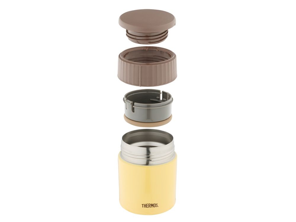 Термос из нерж. стали для еды тм THERMOS JBQ-400-BNN 0.4L, желтый