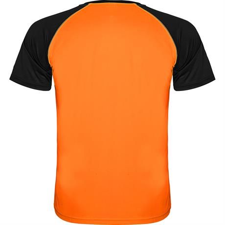 Спортивная футболка INDIANAPOLIS мужская, ФЛУОРЕСЦЕНТНЫЙ ОРАНЖЕВЫЙ/ЧЕРНЫЙ 3XL