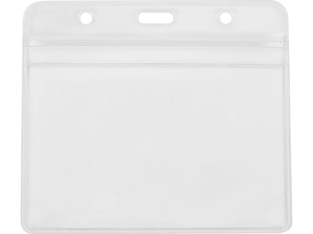 Бейдж Crystal Flat 115*101 мм (внут.размер 107*70 мм), прозрачный