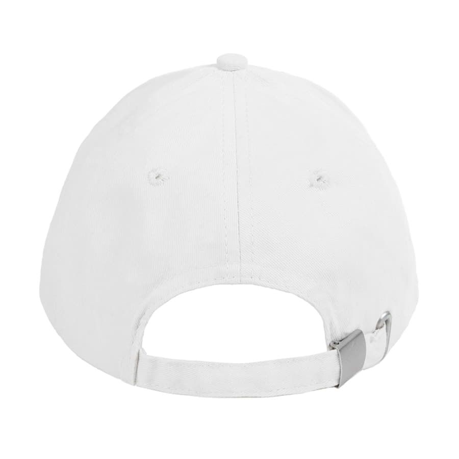 Бейсболка "Premium S", 5 клиньев, металлическая застежка; белый; 100% хлопок;плотность 350 г/м2