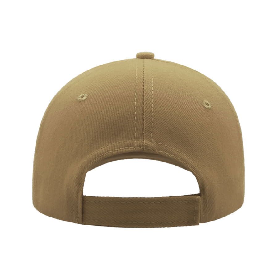 Бейсболка "LIBERTY SIX", 6 клиньев, застежка на липучке, бежевый, 100% хлопок;плотность 250 г/м2