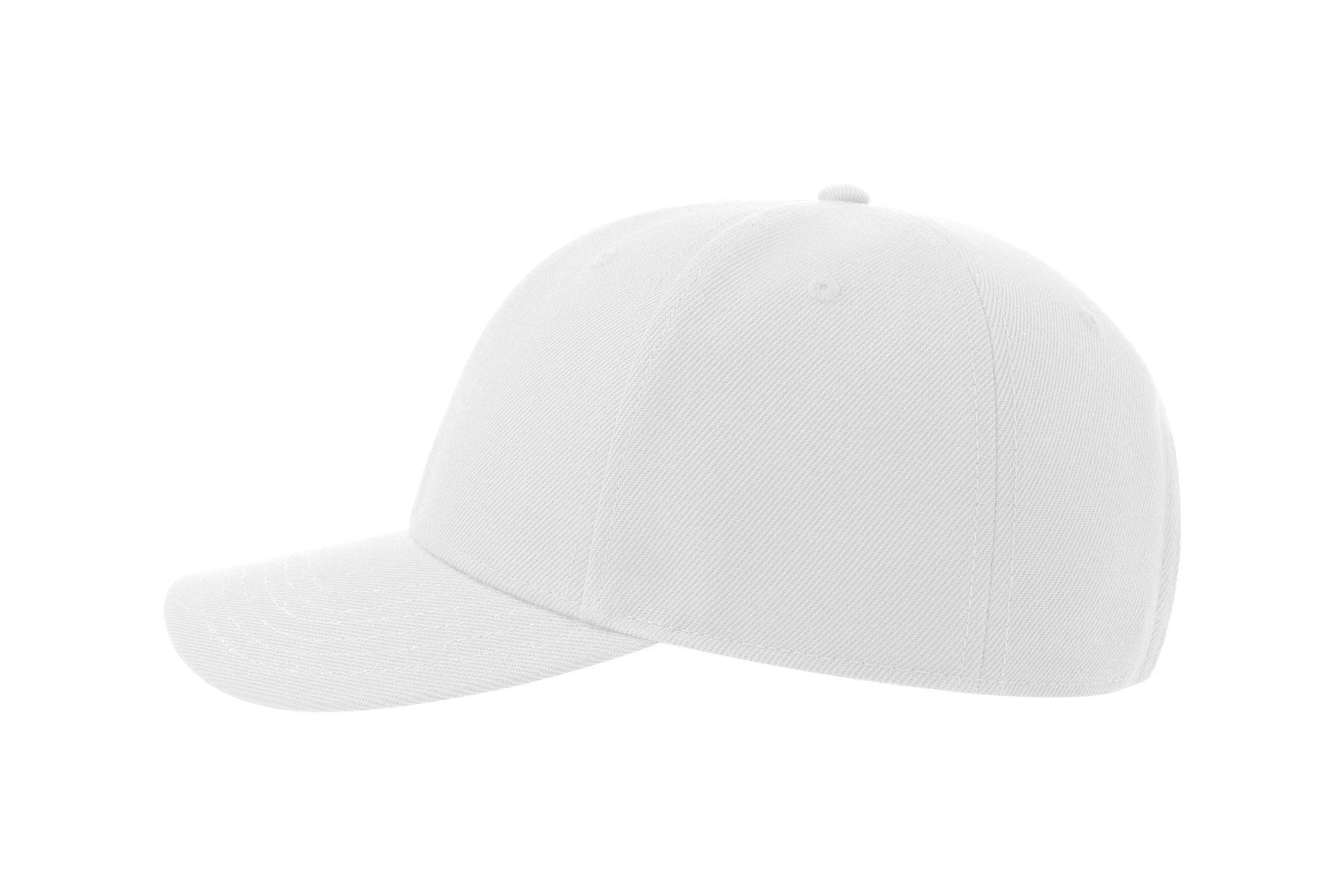 Бейсболка "BEAT-S", 6 клиньев, пластиковая застежка, белый, 100% полиэстер, 300 г/м2