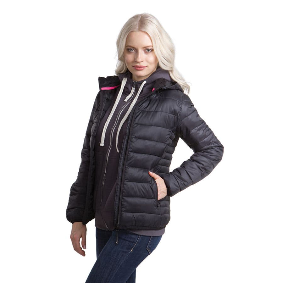 Куртка женская "Vilnius Lady", темно-серый_ S, 100% нейлон, 20D; подкладка: 100% полиэстер, 300T