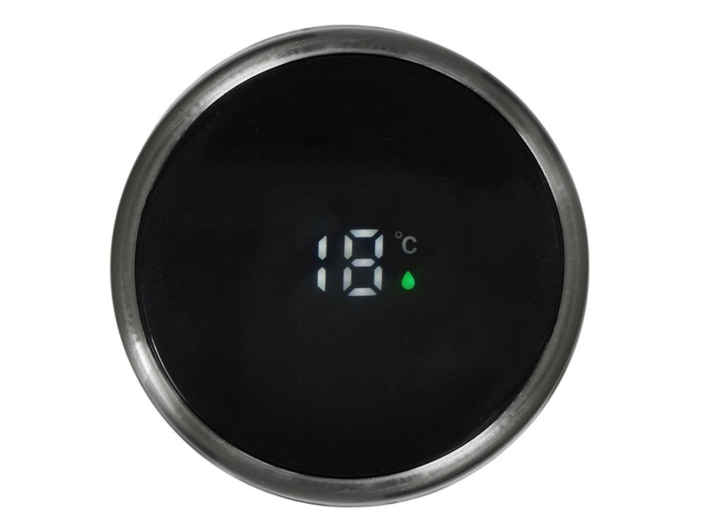 Стеклянный термос с индикатором температуры "Tapp", 500 мл, серебристый