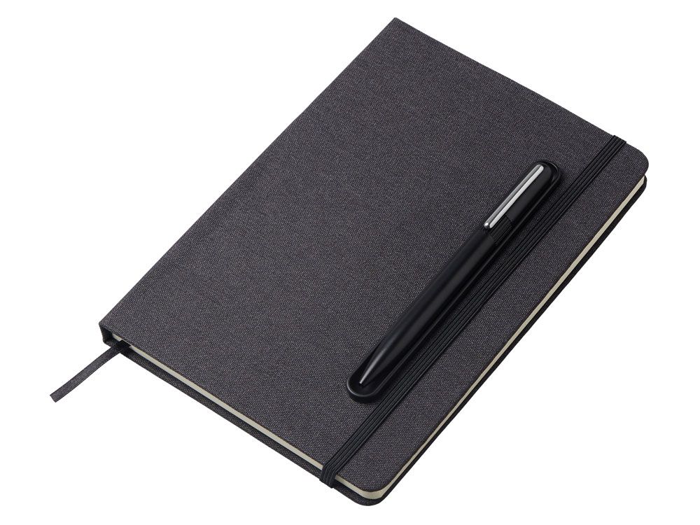 Блокнот А5 «NotaBene» с металлической шариковой ручкой и подставкой для телефона
