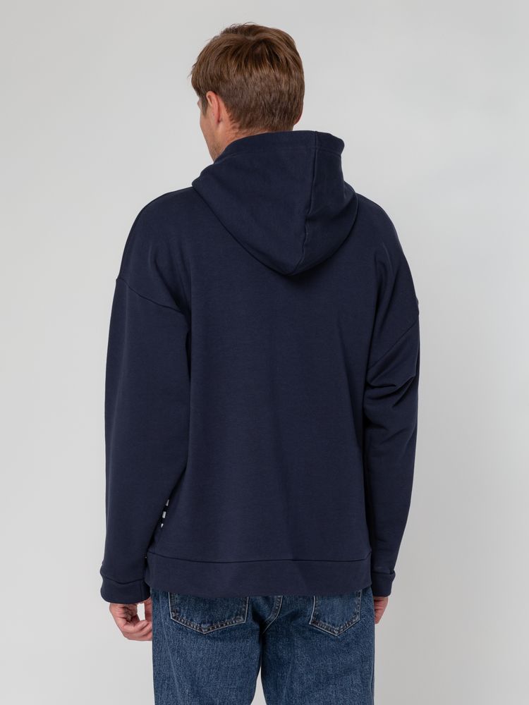 Худи унисекс оверсайз Seamark, темно-синее, размер M/L