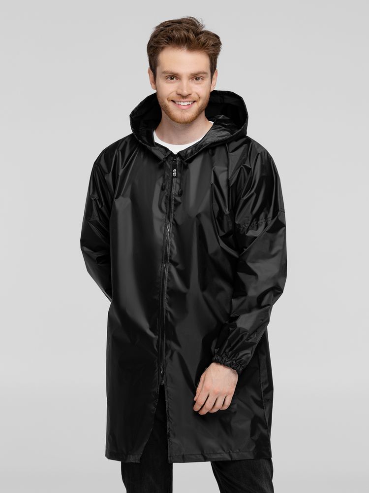 Дождевик «Дерзость и расчет», черный Дождевик «Дерзость и расчет», черный