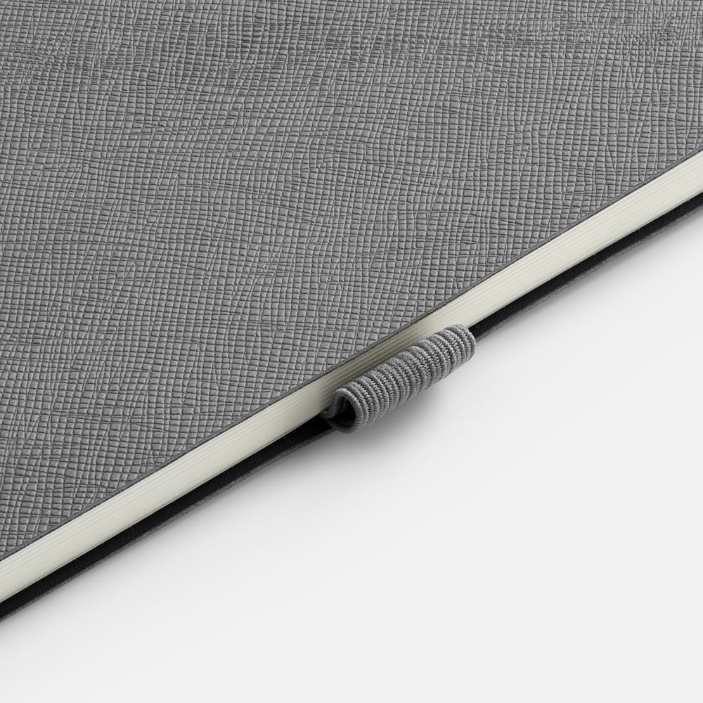 Ежедневник Lungo, недатированный, серый