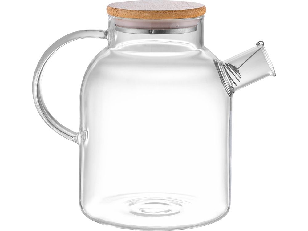 Стеклянный чайник с бамбуковой крышкой "Sencha M"