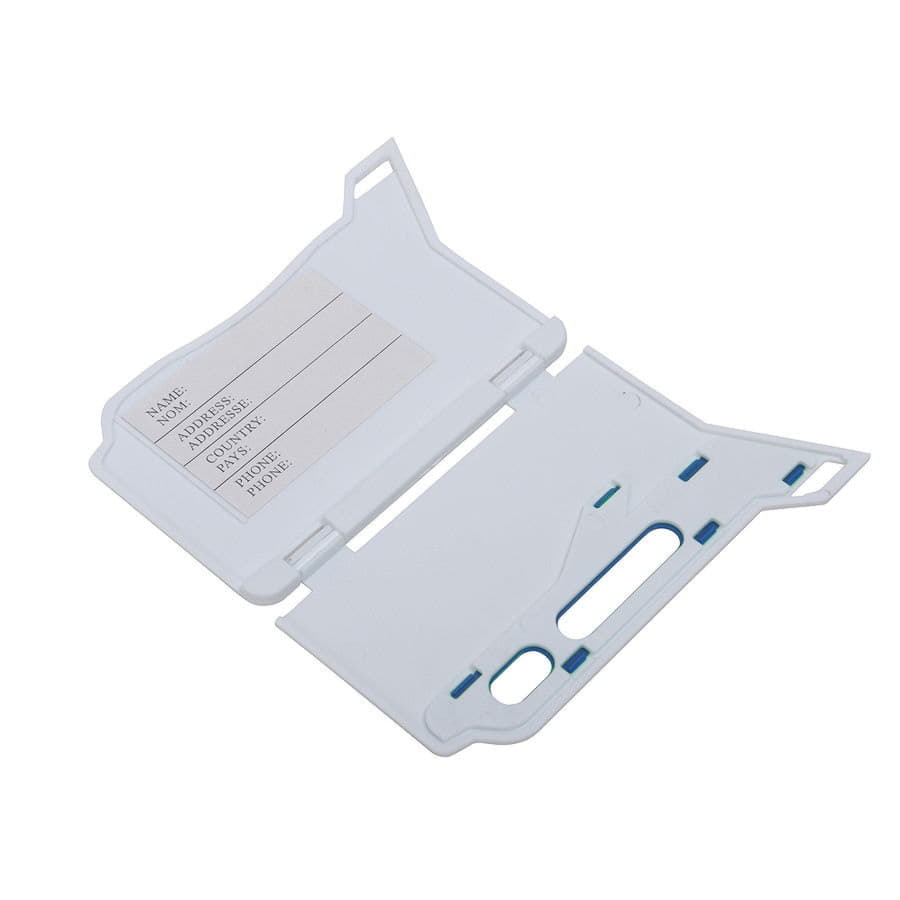 Бирка багажная "САМОЛЕТ"; оранжевый; 10*5,5 см; пластик; тампопечать