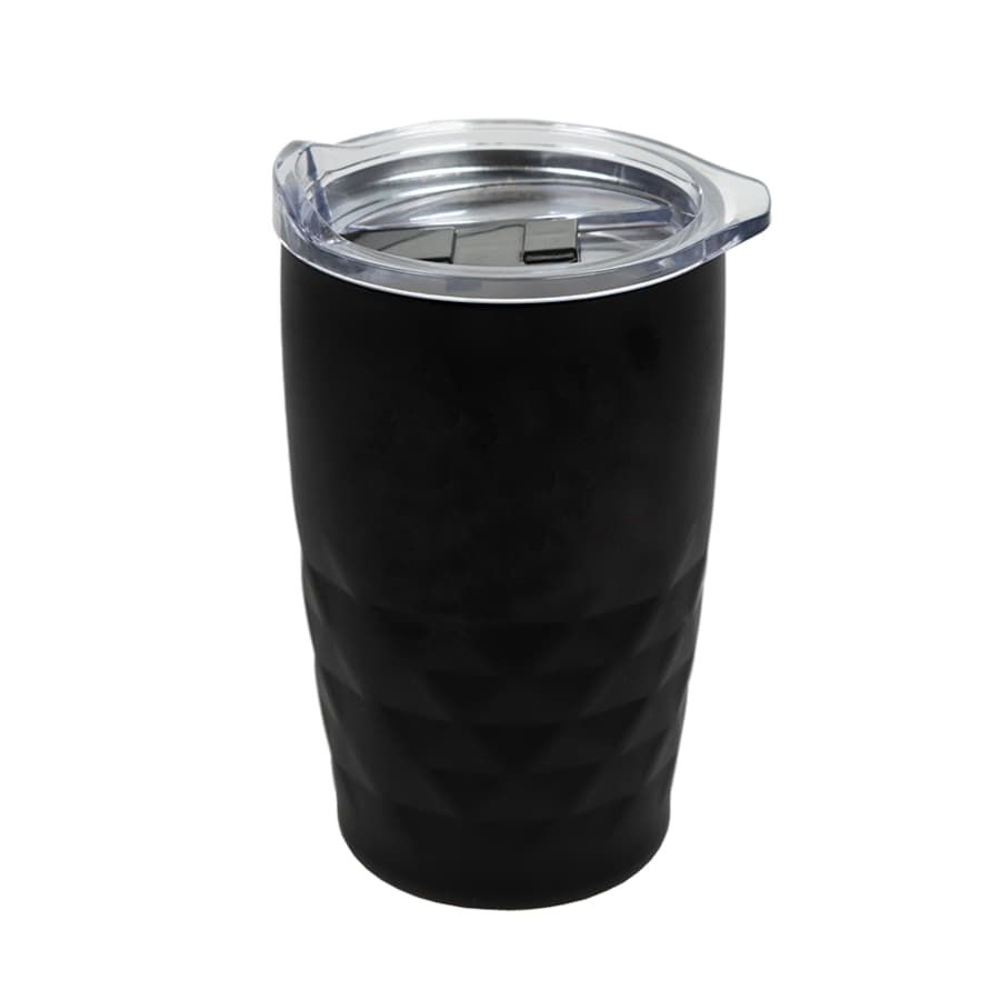 Термокружка вакуумная "Cristal"; белый; 350 мл; металл; стекло