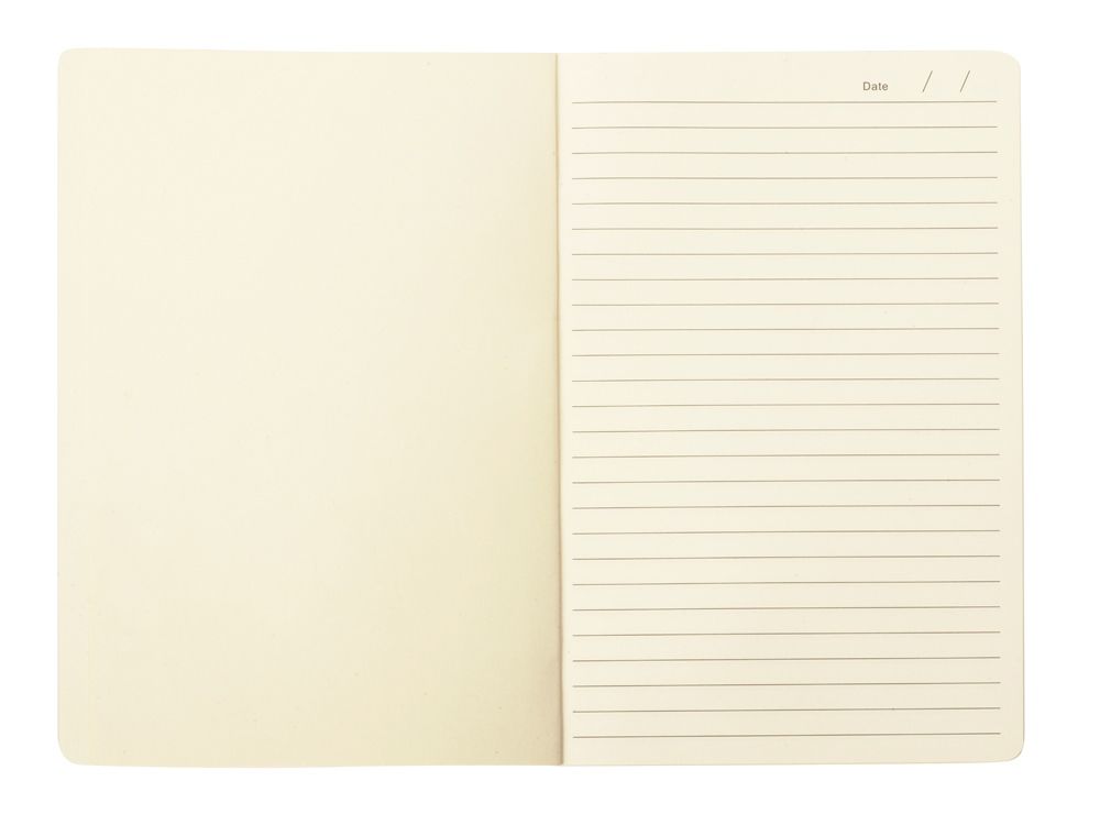 Блокнот А5 в бумажной обложке, белый