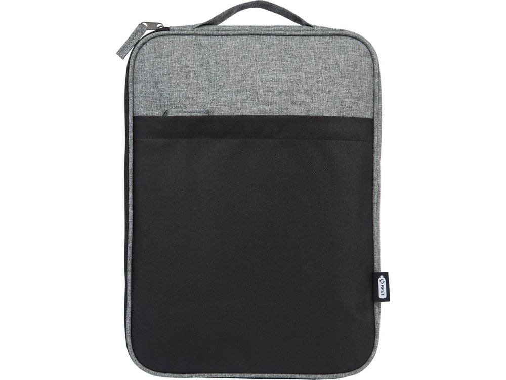 Двухцветный чехол для ноутбука 14" Reclaim объемом 2,5 л, изготовленный из переработанных материалов по стандарту GRS, серый яркий
