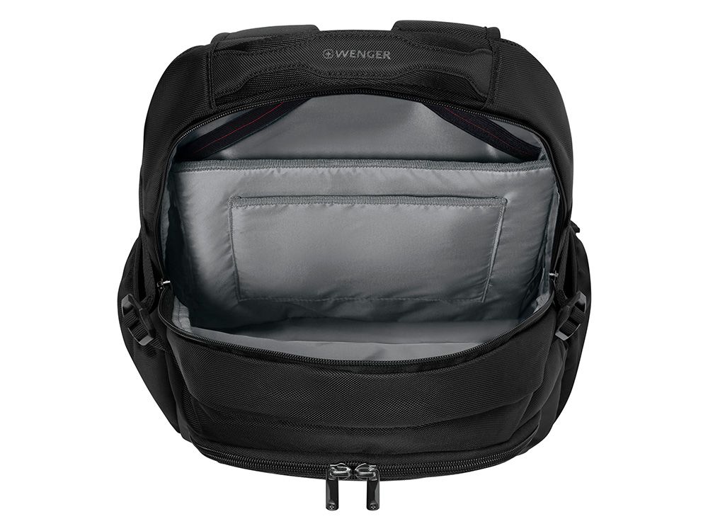 Рюкзак WENGER XE Ryde 16", черный, переработанный ПЭТ/Полиэстер, 33х22х47 см, 26 л.
