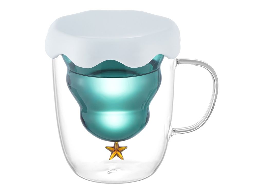 Кружка с двойными стенками с елочкой внутри «Winter Wonderland»