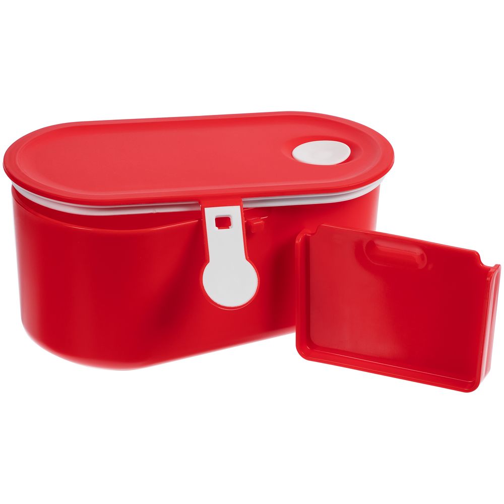 Ланчбокс Lunch Break, красный с белым Ланчбокс Lunch Break, красный с белым