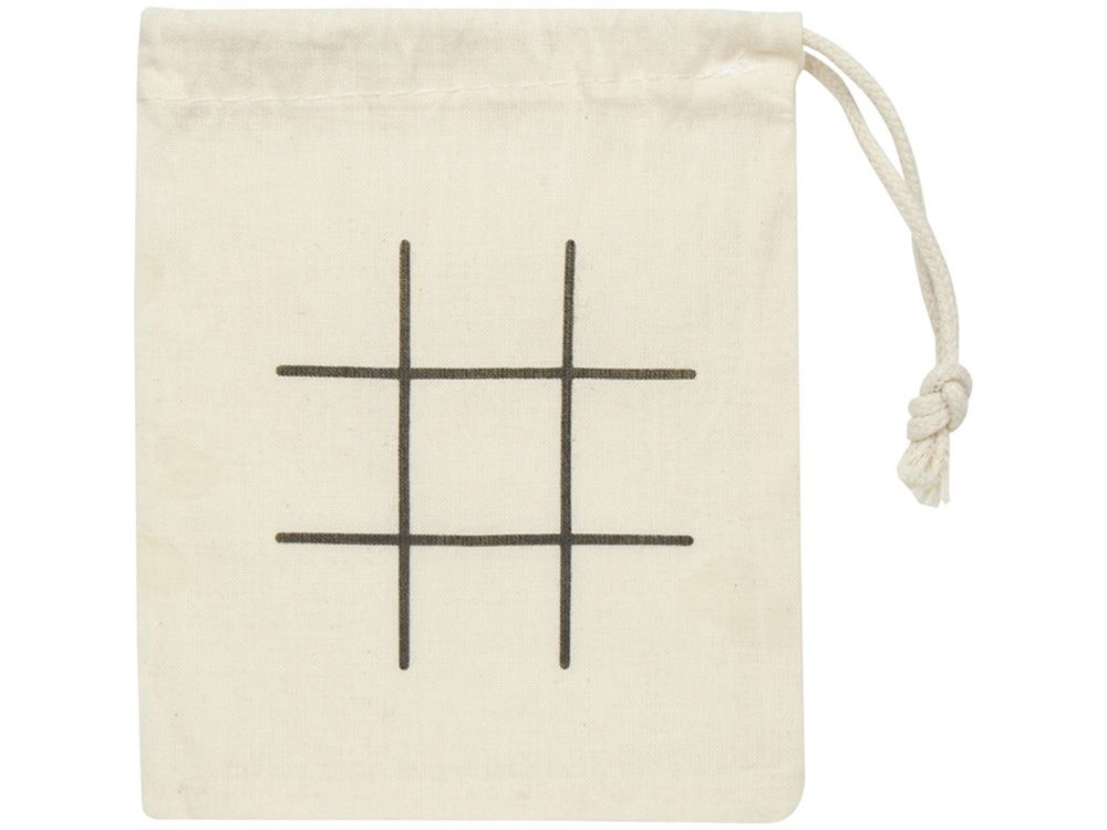 Деревянная игра в крестики-нолики в мешочке «Whorl»