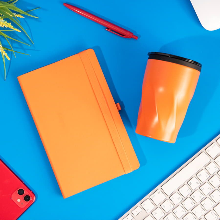 Термокружка BASIC, 350 мл; белый; металл/пластик