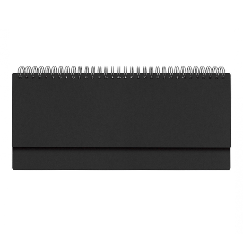 Планинг Alfa Soft 325*130 мм, черный, недатированный, в твердой обложке