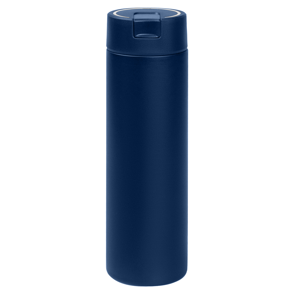 Термос стальной Positano, 460 мл, темно-синий, матовый