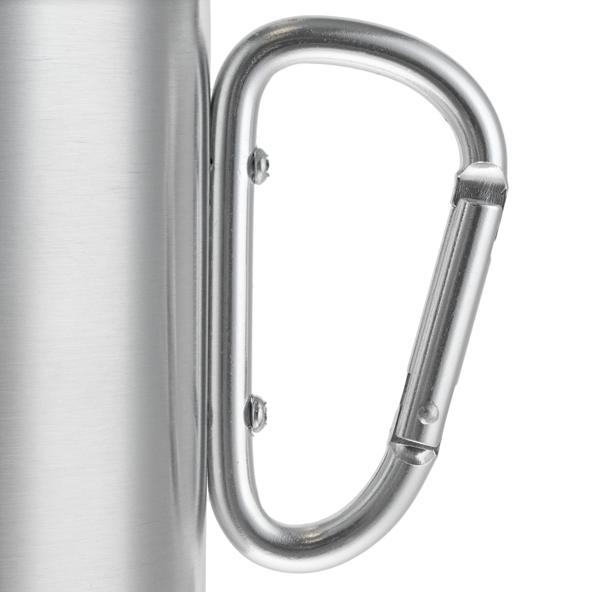 Кружка Trek, с серебристой ручкой-карабином Кружка Trek, с серебристой ручкой-карабином