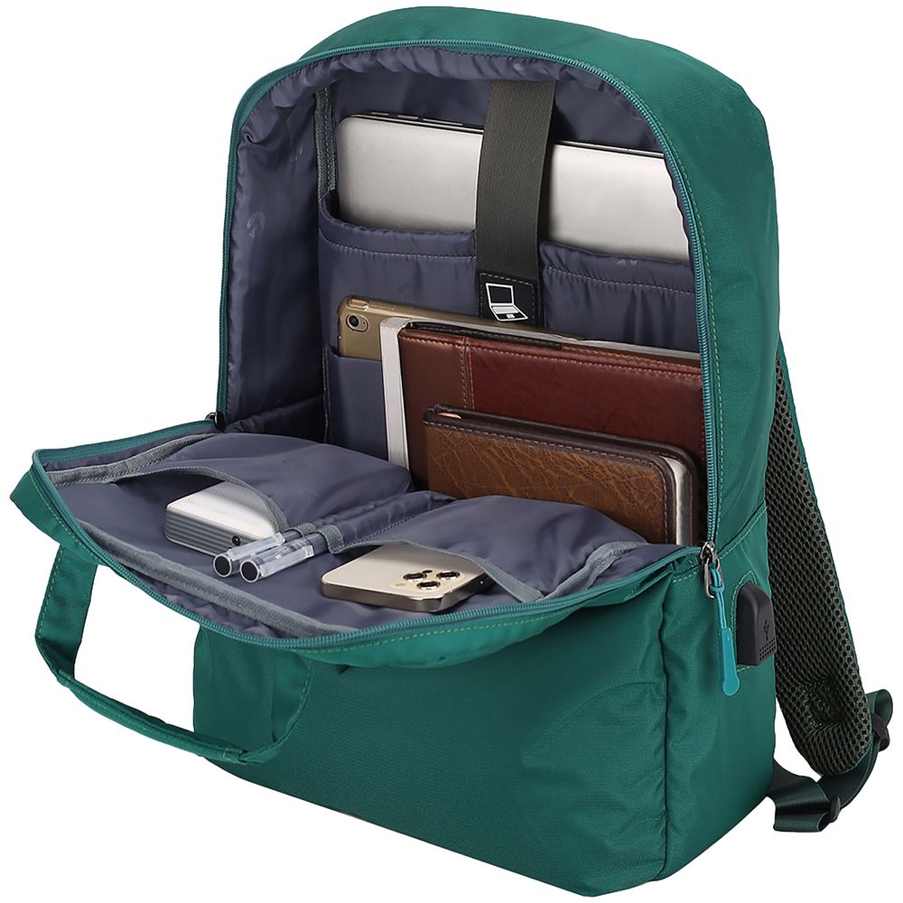 Рюкзак для ноутбука B135, бирюзовый Рюкзак для ноутбука B135, бирюзовый