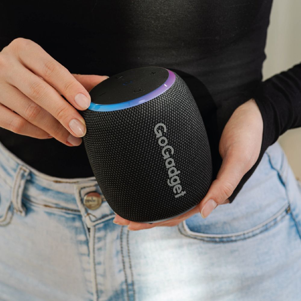 Беспроводная колонка c подсветкой CityWave Pro, черная