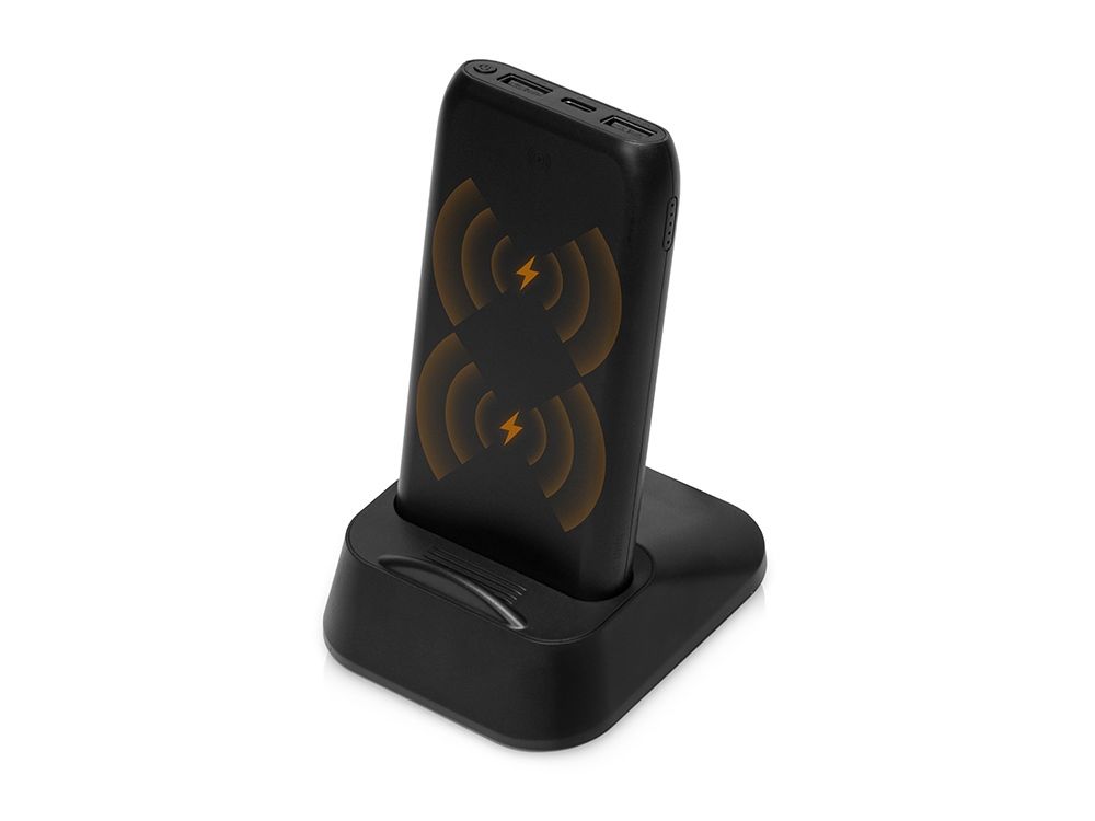 Беспроводное портативное зарядное устройство с зарядной станцией «UnIQ», 10000 mAh