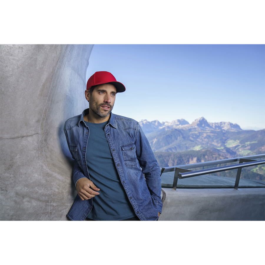 Бейсболка "RAY-S", 5 клиньев, застежка на липучке, белый, 100 % полиэстер, 106 г/м2