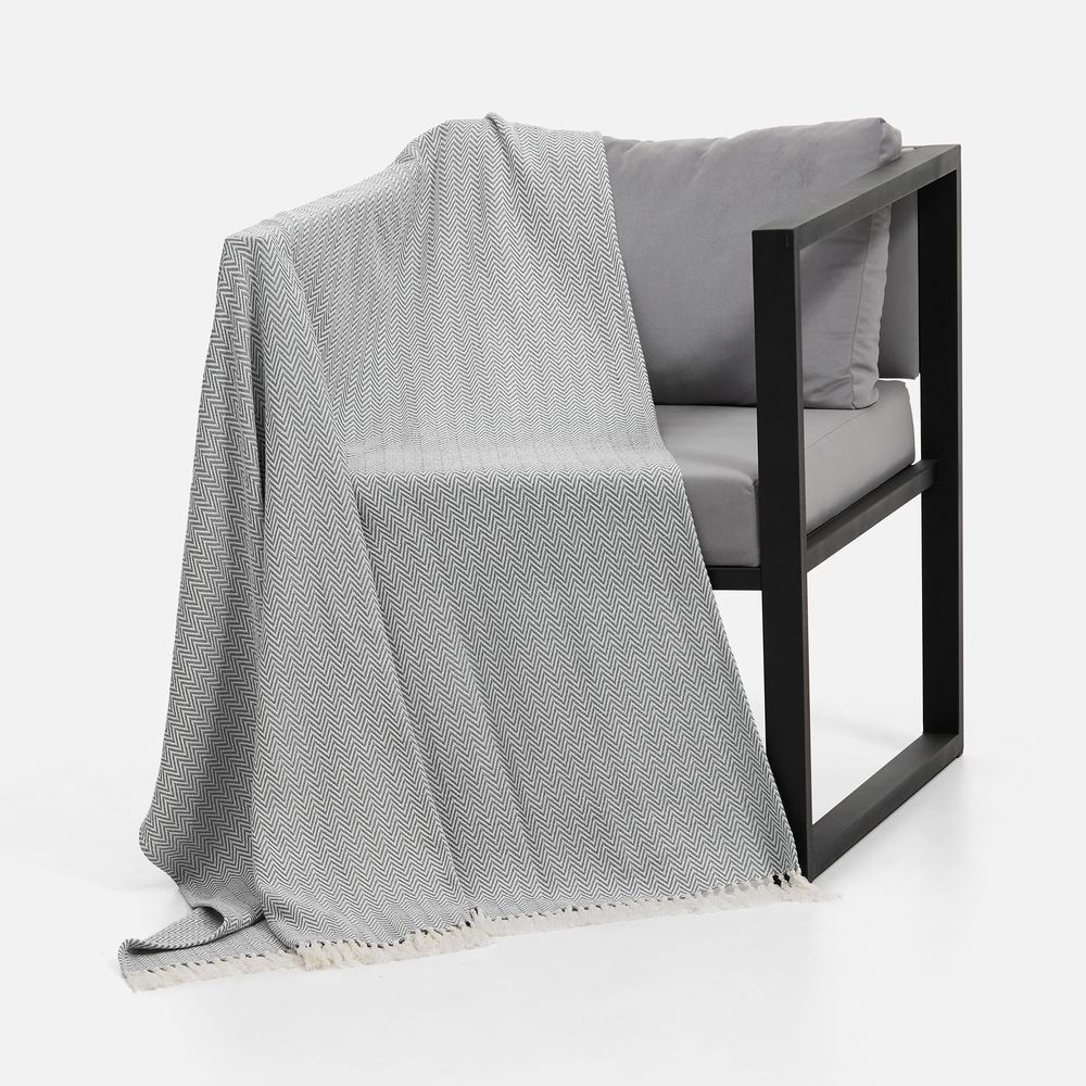 Плед Landour, серый