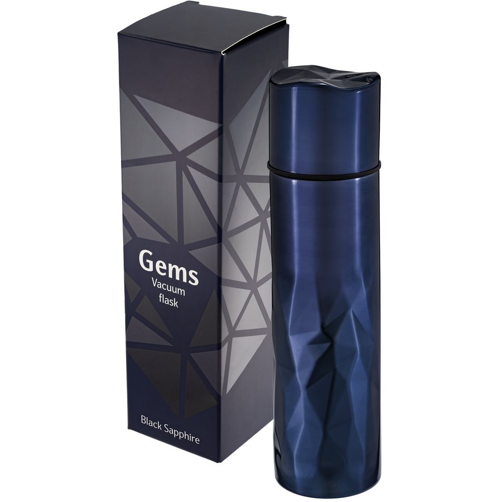 Термос Gems Black Sapphire, сапфир (синий) Термос Gems Black Sapphire, сапфир (синий)