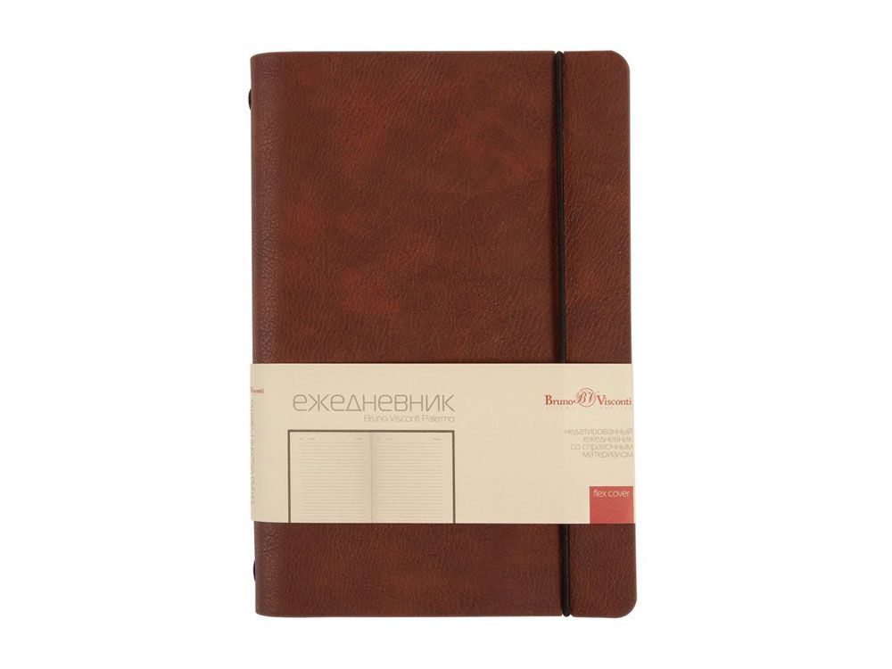 Ежедневник недатированный А5 "Palermo", коричневый
