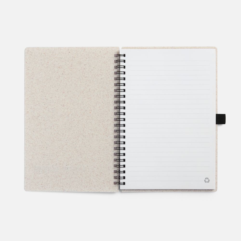 Блокнот на спирали Intrigo, белый