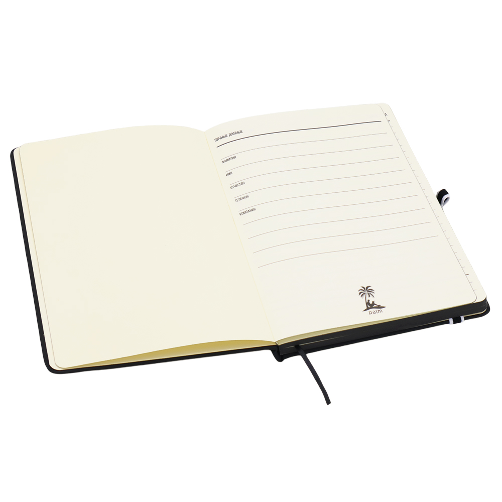 Ежедневник A5 недатированный Sir Lewis, белый кант