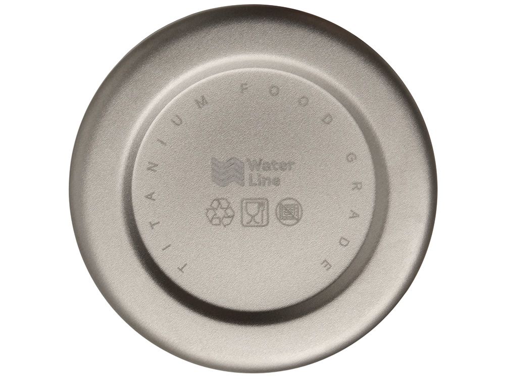 Бутылка для воды из титана "Titan", 750ml, темно-серый