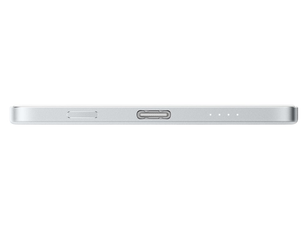 Внешний аккумулятор Xiaomi UltraThin Magnetic Power Bank 5000 15W GL Glacier Silver