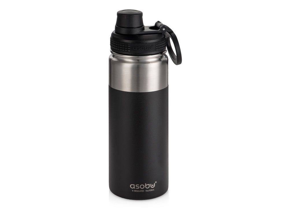 Вакуумная термобутылка «ALPINE FLASK», 530 мл, черный