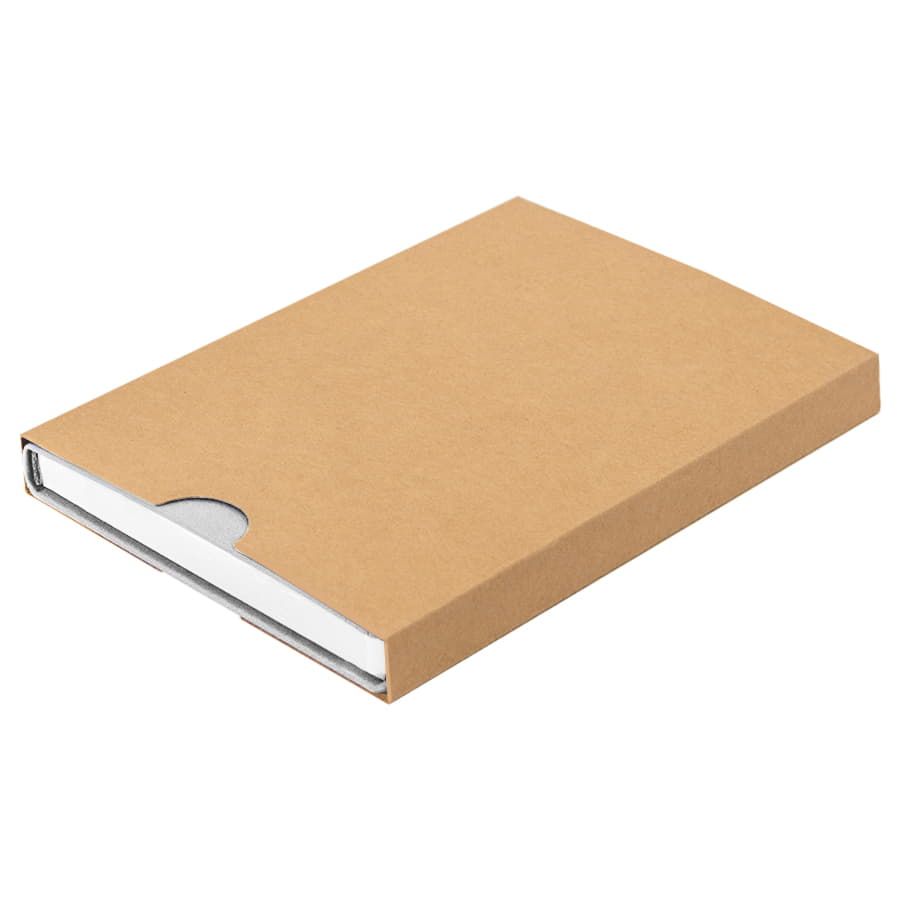 Ежедневник недатированный Pulpy, А5,  белый, кремовый блок, белый срез