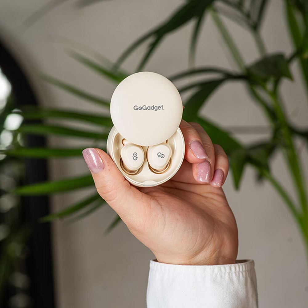 Беспроводные наушники CityBuds S, белые (слоновая кость)