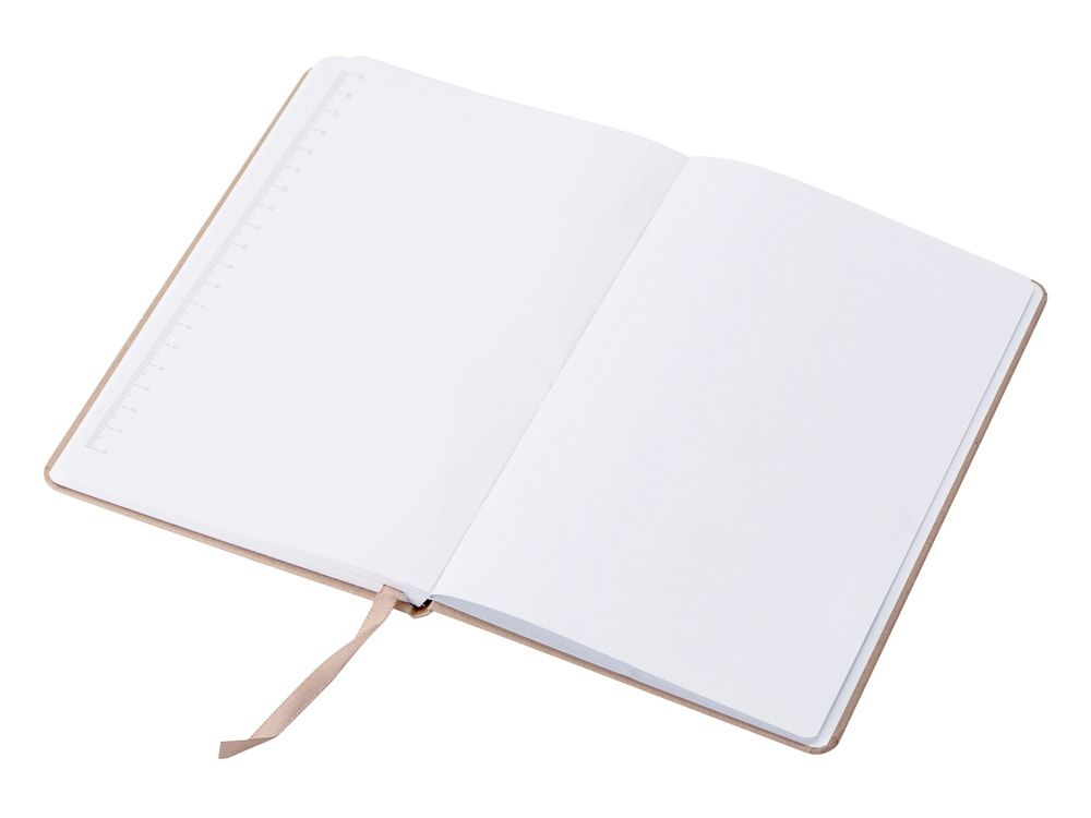 Блокнот из крафта и каменной бумаги А5 "Fleekstone", твердая обложка, крафтовый