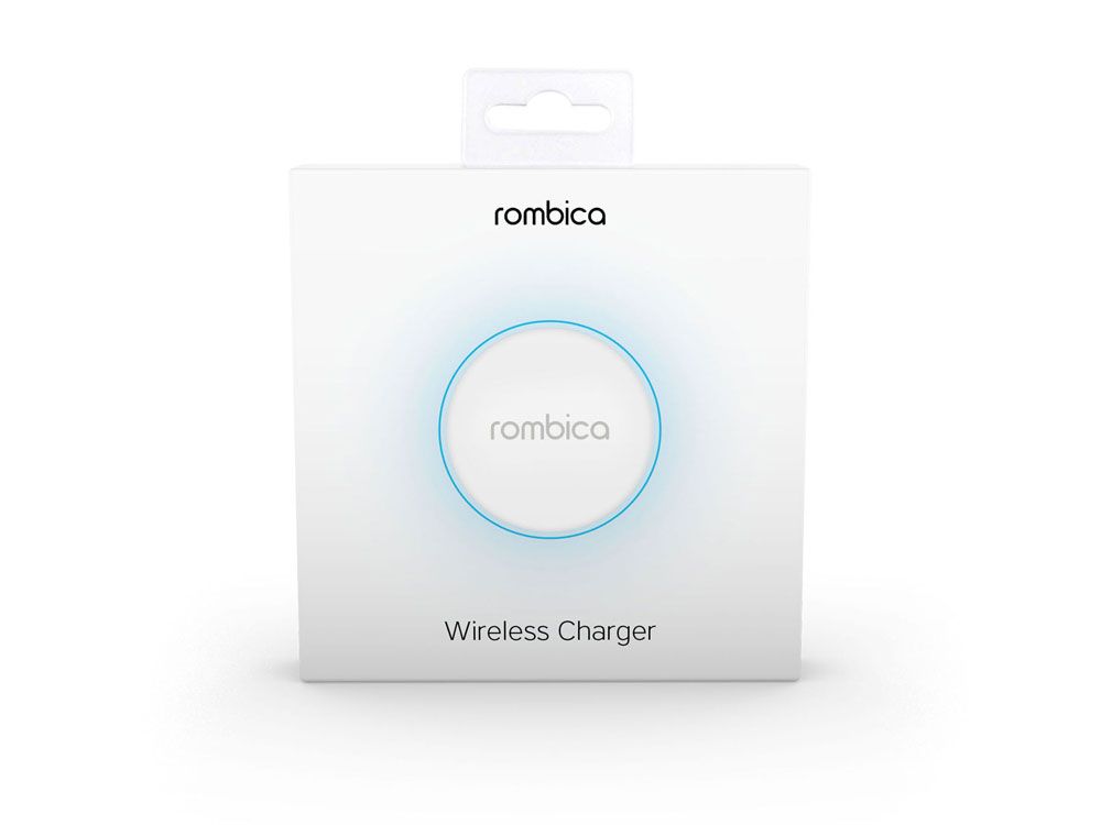 Беспроводное зарядное устройство «NEO Core Quick» c быстрой зарядкой с логотипом Rombica