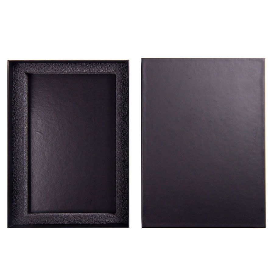 Коробка подарочная с ложементом для ежедневника размером 13*21 см