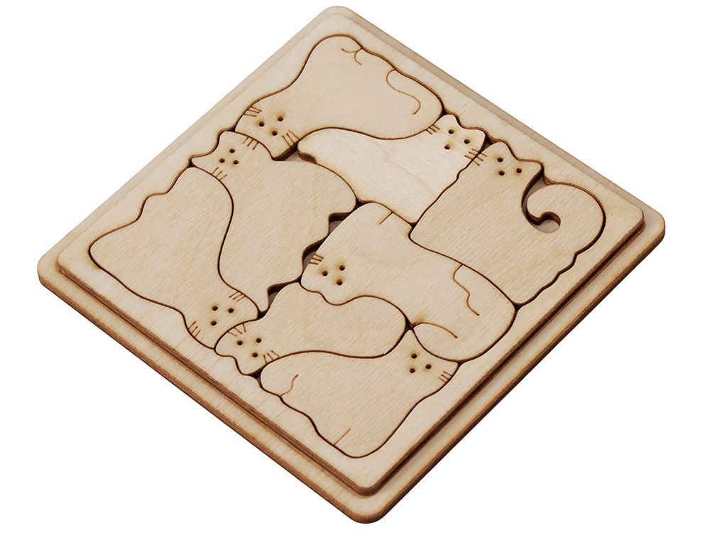 Деревянная головоломка "Catgram"