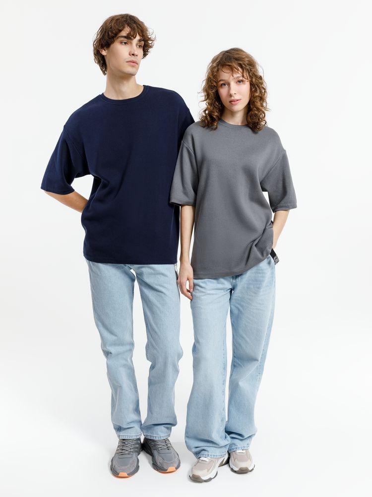 Джемпер с коротким рукавом Siluetti Volumica, серый, размер XS/S