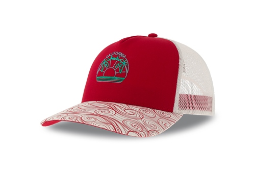 Образец бейсболка с кастомизацией LAB2468, тёмно-синий, белый, лоб 100% хлопок, сетка 100% полиэстер